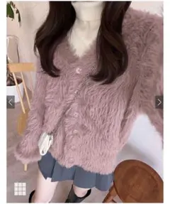 GRL フェザーニットカーディガン[kz321]