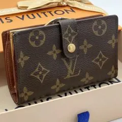 極上 ルイヴィトン モノグラム ポルトフォイユ トレゾール 折り財布