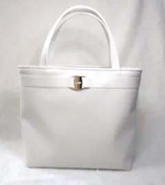 【21】ミニトートバッグ（合皮）ハンドメイド