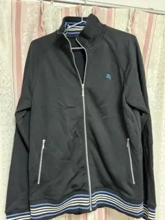 Burberry black label ジップアップジャージ　黒