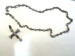 コ*ジ様 シルバー　チェーン　クロス　ペンダント　ネックレスのサムネイル