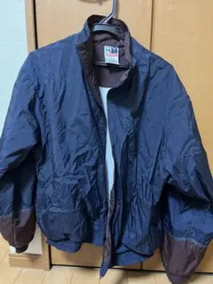 リバーシブル ネイビー ナイロンジャケット