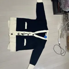 chocol raffine robe バイカラー カーディガン
