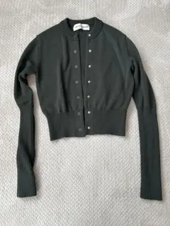 THE SHINZONE ダークグリーン カーディガン