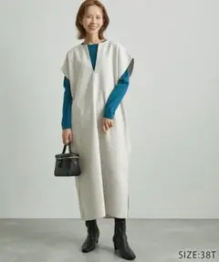 カフタン ロングワンピース