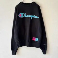 Champion 00s リバースウィーブ スウェット 黒 S 829