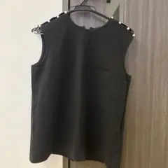 ルシェルブルー　ノースリーブシャツ 36サイズ 黒