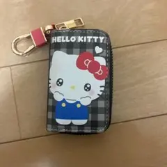 HELLO KITTY キーケース チェック柄