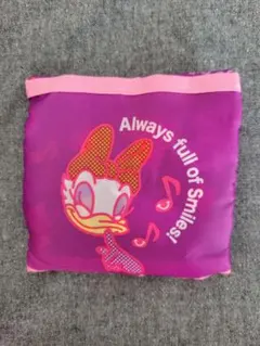 ○未使用○ディズニー　デイジー　エコバッグ　カプセルトイ