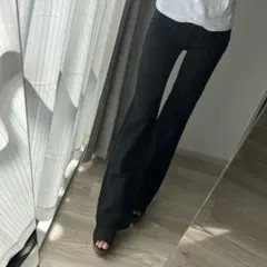タグ付き新品 MOUSSY フレアデニムパンツ 26インチ SLY EMODA