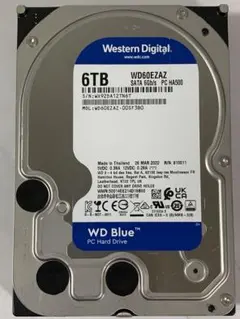 使用2382時間 WD Blue 6TB HDD WD60EZAZ 正常 使用2382時間 WD Blue 6TB HDD WD60EZAZ 正常 - メルカリ