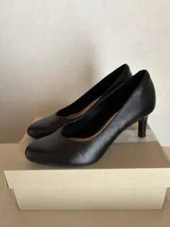 Clarks パンプス黒ブラック ヒール 7cmオケージョン　サイズ23.0㎝