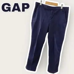 春夏☆GAP ストレートクロップドパンツ シンプルパンツ