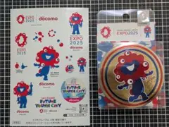 ミャクミャク 缶 シール 大阪関西万博