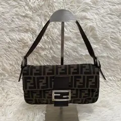 FENDI フェンディ マンマバケット ズッカ柄 ショルダーバッグ ハンドバッグ