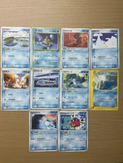 ポケモン水タイプカードセット 旧裏