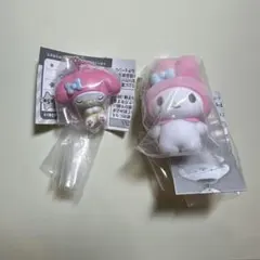 サンリオ　 カラフルカラビナ　GRWMマスコットチャーム　マイメロディ2点セット