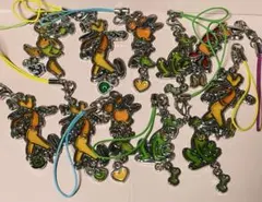 ディズニー ステンドグラス ストラップ キーホルダー