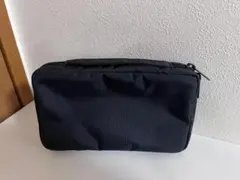 無印良品 ナイロンブック型ポーチ・黒