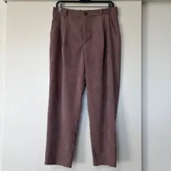 GU テーパードパンツ XXLサイズ くすみピンク コーデュロイのサムネイル