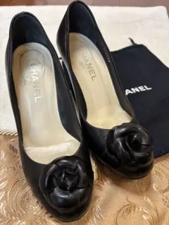美品☆CHANEL ウエッジパンプス 35.5 - メルカリ