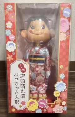 不二家ペコちゃん 昭和モダン ラジオ巻きペコちゃん人形 ビスクドール