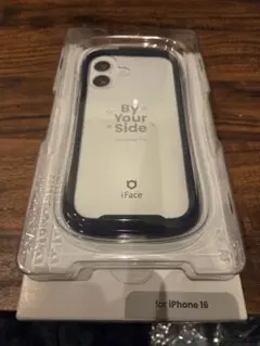 【新品未使用】iFace iPhone16 ケース ネイビー