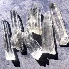 【一名様のみ！大きめ！6個セット】レムリアンシードクリスタル　水晶　ポイント25