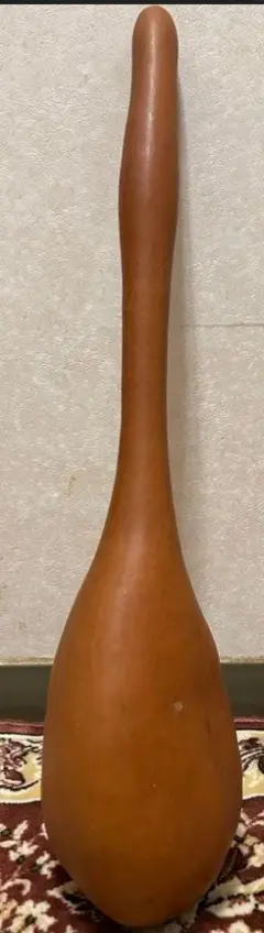 希少・特大】長ひょうたん 工芸品 137cm タッセル付 縁起物 オブジェ