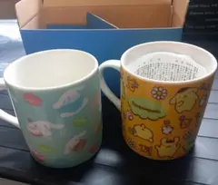 ★SANRIO★2017★ポムポムプリン&シナモンロール★ペアマグカップ★