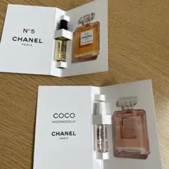 CHANEL N°5 & Coco Mademoiselle サンプルセット