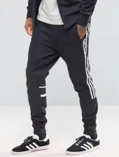 adidas CLR84 スリムジョガーパンツ ブラック Sサイズ