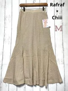 【Rafraf×Chiii】ギンガムマーメイドスカート　Mサイズ　新品未使用