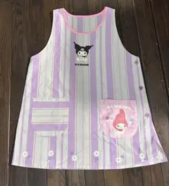 保育士エプロン　マイメロ、クロミ