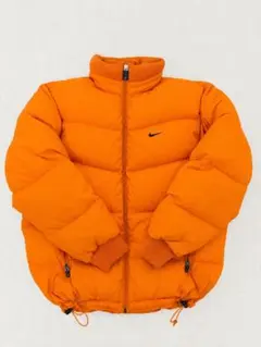 【韓国製】90s〜00s NIKE ダウンジャケット オレンジ　y2k