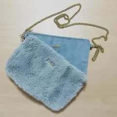 AHKAH ファー&ベロアポーチセット雑誌付録