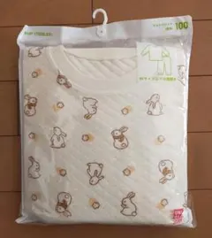 ユニクロ パジャマ 100 新品未使用 ウサギ柄