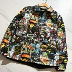 未使用 BAPE LEGACY フライヤー リバーシブル コーチジャケット Lのサムネイル
