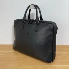 フジタカ　ビジネスバッグ　ブリーフケース　レザー　ブラックのサムネイル