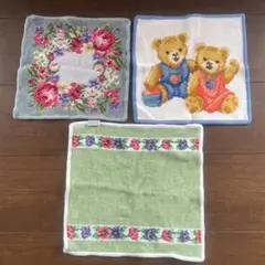 FEILER フェイラー　タオルハンカチ　3枚セット