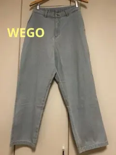 WEGO デニム　イージー　ストレートパンツ