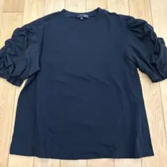 SUGAR SPOON パフスリーブ Tシャツ ブラック Fのサムネイル