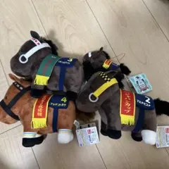 競走馬ぬいぐるみ4体セット【バラ売り可】