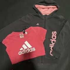 adidas パーカー & Tシャツ セット　キッズ　まとめ売り