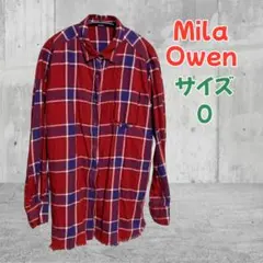 Mila Owen ミラオーウェン オーバーサイズ チェック ネルシャツ
