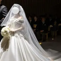 ウェディング　結婚式　ブライダル　ベール　ロング　4m