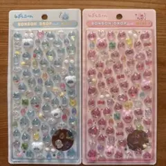 【正規品】　しずくちゃん　ボンボンドロップシールミニ　2枚セット