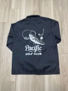 パシフィックゴルフクラブ　コーチジャケット　ブラック　サイズS
