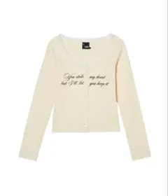 LETTRING BUTTON L/S TEE/レタリングボタンロングスリーブT