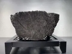 天然石 盆石 鑑賞石 台座付き 太湖石 中国唐物 茶道具急須鉄瓶やかん 
